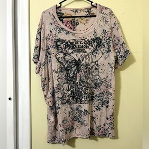 Light pink graphic tee